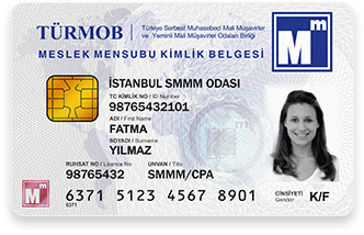 SM, SMMM, YMM Kimlik Belgesi